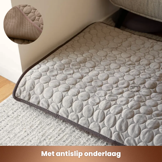 koelmat bruin met antislip