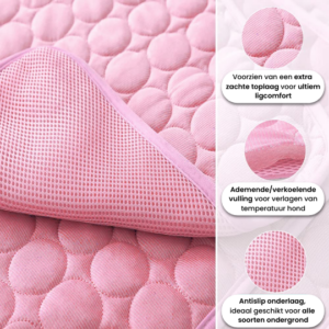 koelmat roze