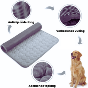 antraciet koelmat honden