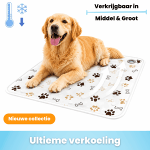 verkoelende hondenmat wit